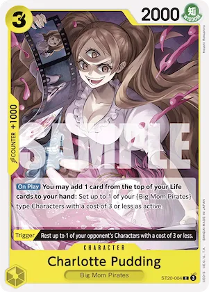 Charlotte Pudding (ST20-004) st20-004 – ST20 – Starter Deck 20: YELLOW Charlotte Katakuri