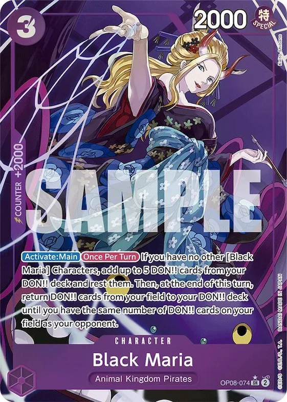 Black Maria (Parallel) #op8-074 – Two Legends