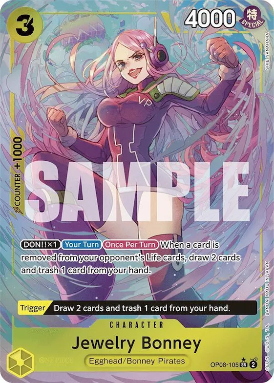 Jewelry Bonney (Parallel) #op8-105 – Two Legends