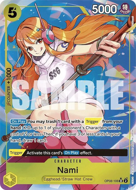 Nami (Parallel) #op8-106 – Two Legends