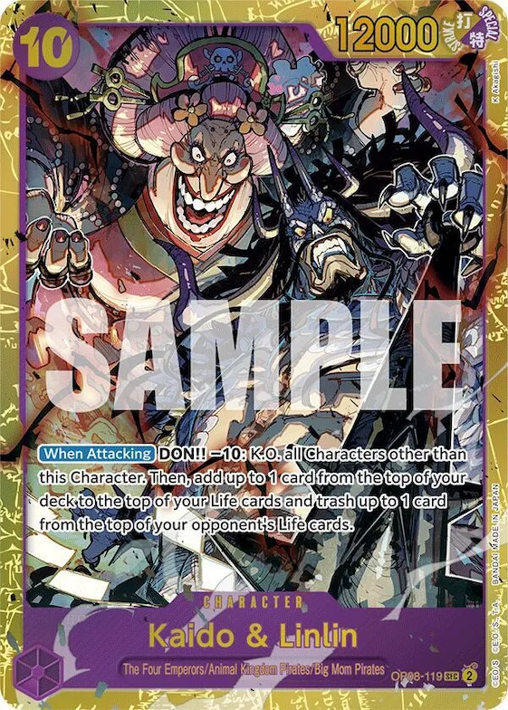Kaido & Linlin #op8-119 – Two Legends