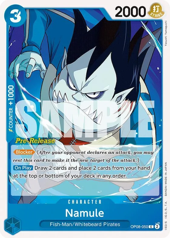 Namule #op8-050 – Two Legends Pre-Release Cards
