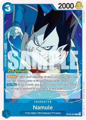 Namule #op8-050 – Two Legends Pre-Release Cards