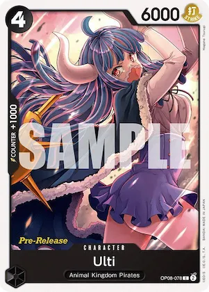 Ulti op8-078 – OP08 – Two Legends Pre-Release Cards