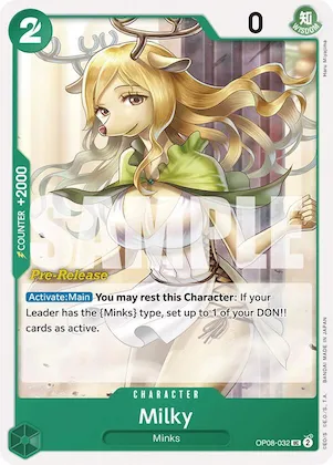 Milky op8-032 – OP08 – Two Legends Pre-Release Cards