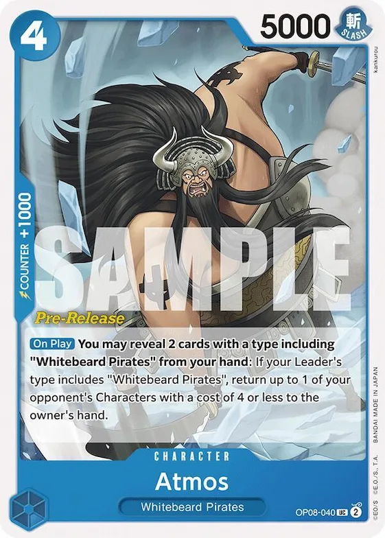 Atmos #op8-040 – Two Legends Pre-Release Cards