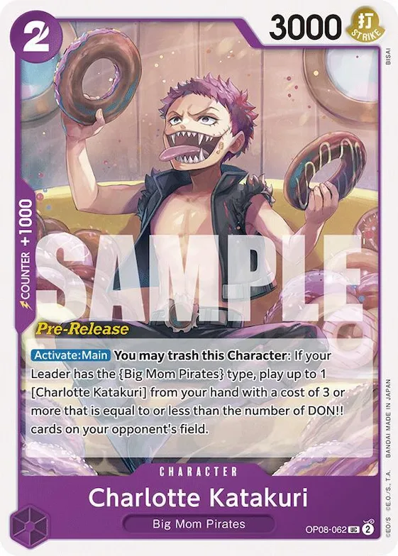 Charlotte Katakuri (062) #op8-062 – Two Legends Pre-Release Cards