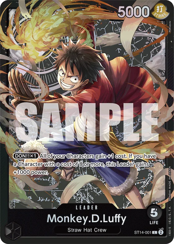 Monkey.D.Luffy (001) #st14-001 – Starter Deck 14: 3D2Y