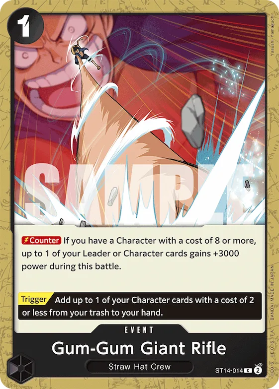Gum-Gum Giant Rifle #st14-014 – Starter Deck 14: 3D2Y