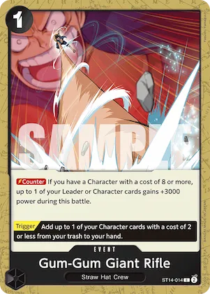 Gum-Gum Giant Rifle #st14-014 – Starter Deck 14: 3D2Y