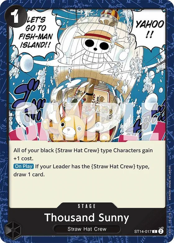Thousand Sunny #st14-017 – Starter Deck 14: 3D2Y