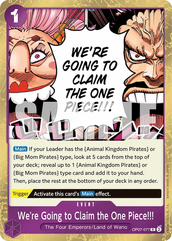 We're Going to Claim the One Piece!!! #op7-077 – 500 Years in the Future
