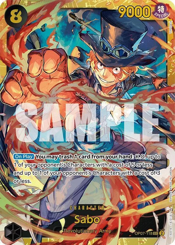 Sabo op7-118 – OP07 – 500 Years in the Future
