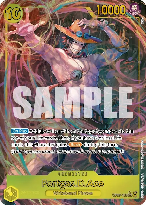 Portgas.D.Ace (119) (Parallel) #op7-119 – 500 Years in the Future