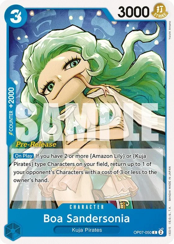 Boa Sandersonia #op7-050 – 500 Years in the Future Pre-Release Cards