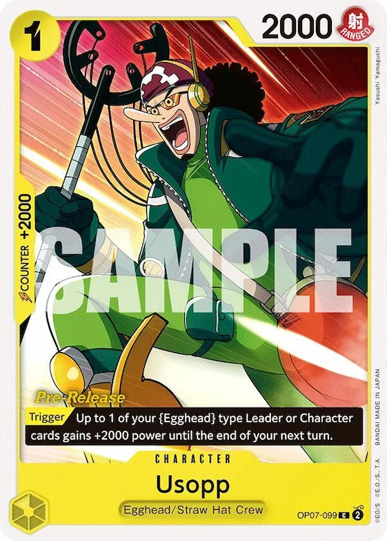 Usopp #op7-099 – 500 Years in the Future Pre-Release Cards