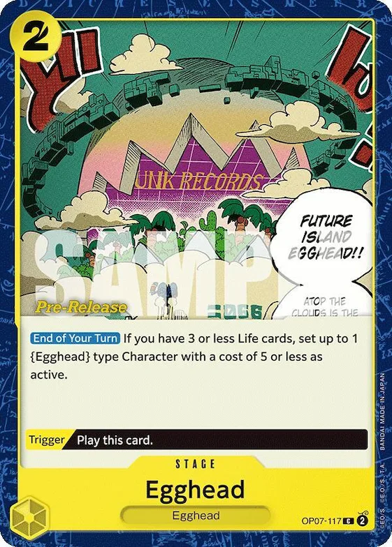 Egghead #op7-117 – 500 Years in the Future Pre-Release Cards