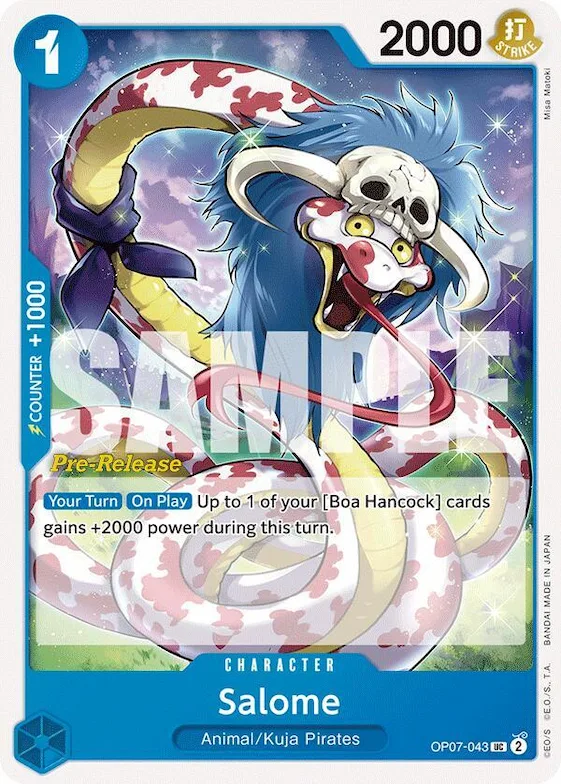 Salome #op7-043 – 500 Years in the Future Pre-Release Cards