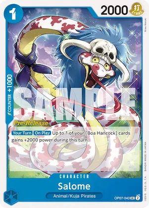 Salome #op7-043 – 500 Years in the Future Pre-Release Cards