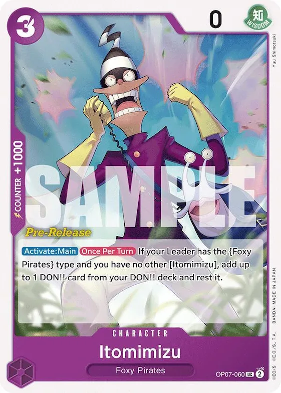 Itomimizu #op7-060 – 500 Years in the Future Pre-Release Cards