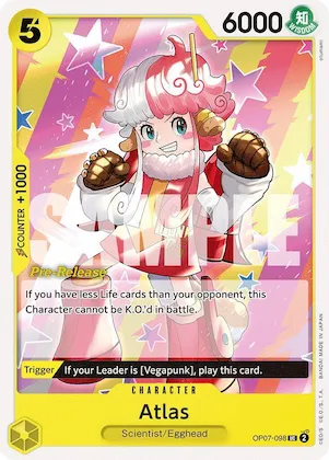 Atlas op7-098 – OP07 – 500 Years in the Future Pre-Release Cards