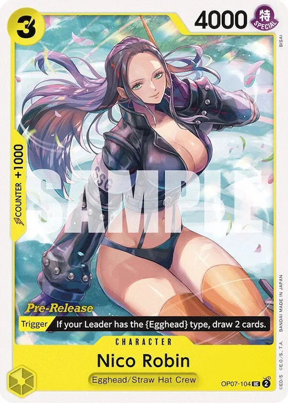 Nico Robin #op7-104 – 500 Years in the Future Pre-Release Cards
