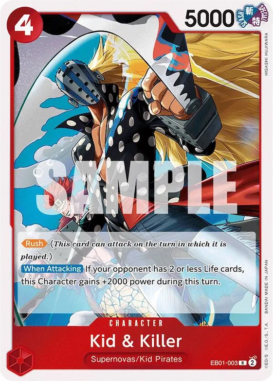 Kidd et Killer eb1-003 – EB01 – Extra Booster: Memorial Collection