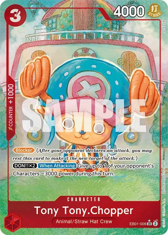 Tony Tony.Chopper (Alternate Art) #eb1-006 – Extra Booster: Memorial Collection