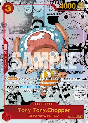 Tony Tony.Chopper (Alternate Art) (Manga) #eb1-006 – Extra Booster: Memorial Collection