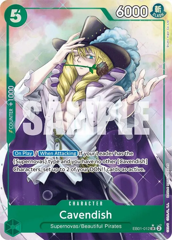 Cavendish (Alternate Art) #eb1-012 – Extra Booster: Memorial Collection
