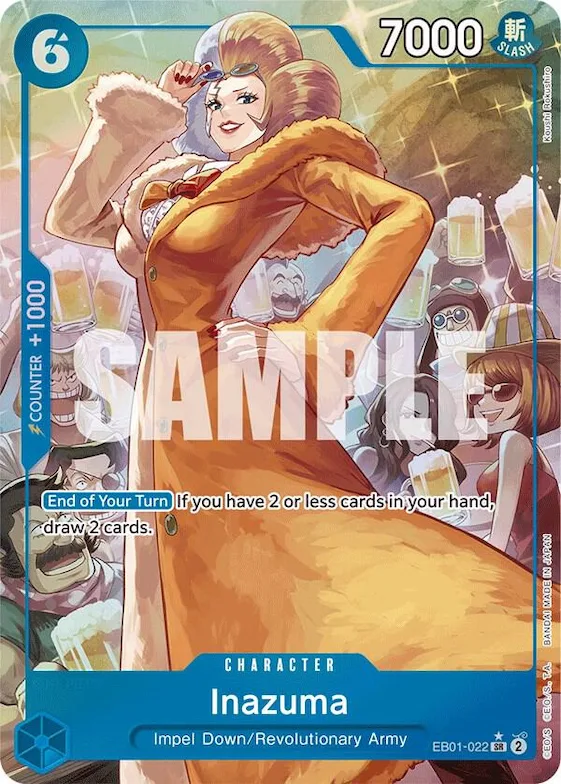 Inazuma (Alternate Art) #eb1-022 – Extra Booster: Memorial Collection