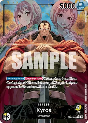 Kyros (Alternate Art) eb1-040 – EB01 – Extra Booster: Memorial Collection