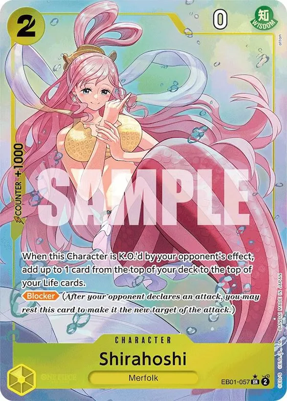 Shirahoshi (Alternate Art) #eb1-057 – Extra Booster: Memorial Collection