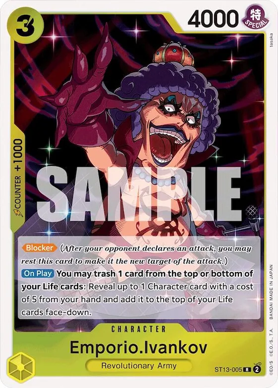 Emporio.Ivankov #st13-005 – Ultra Deck: The Three Brothers