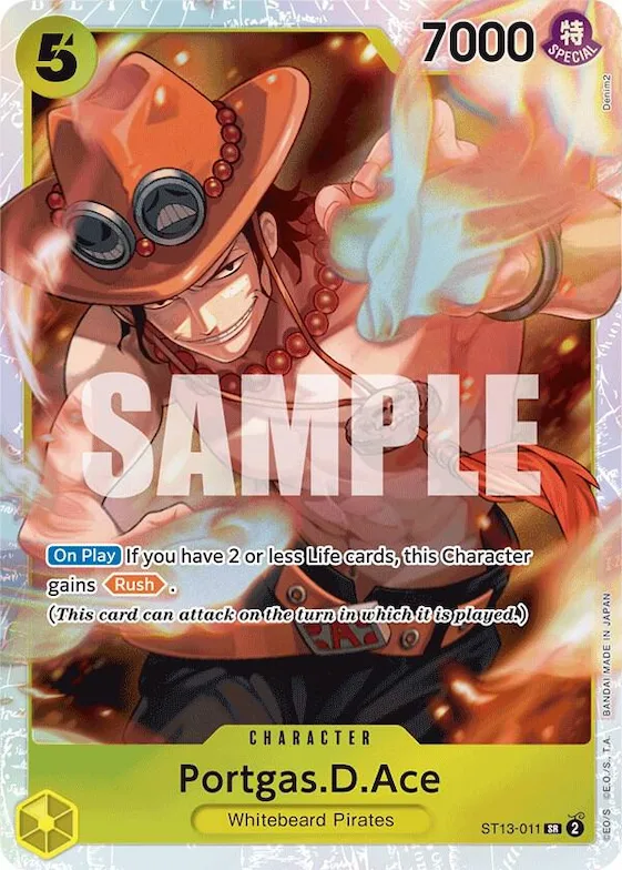 Portgas.D.Ace (011) #st13-011 – Ultra Deck: The Three Brothers
