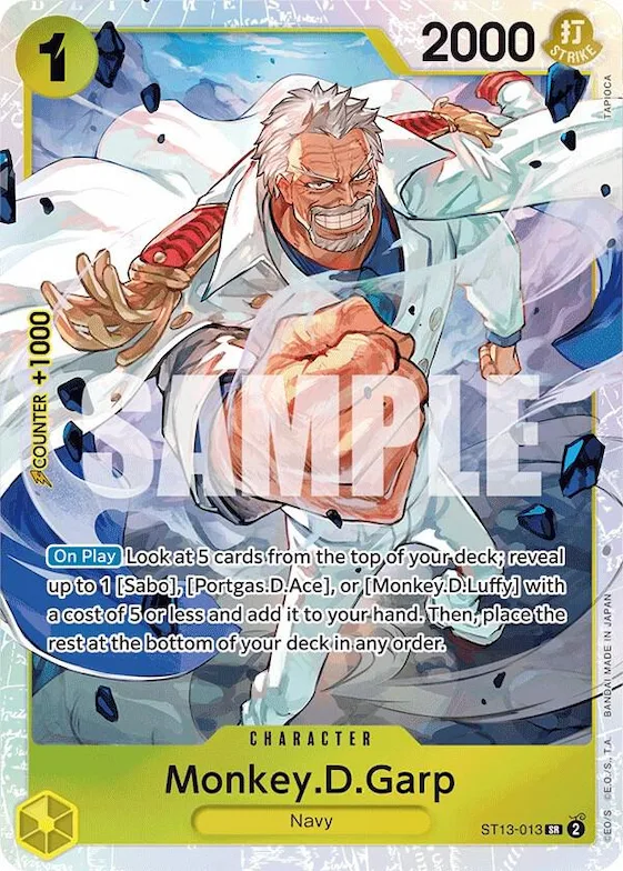 Monkey.D.Garp #st13-013 – Ultra Deck: The Three Brothers