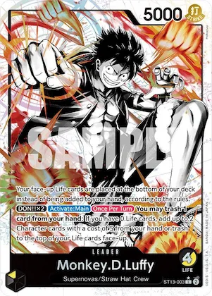 Monkey.D.Luffy (003) (Parallel) st13-003 – ST13 – Ultra Deck: The Three Brothers
