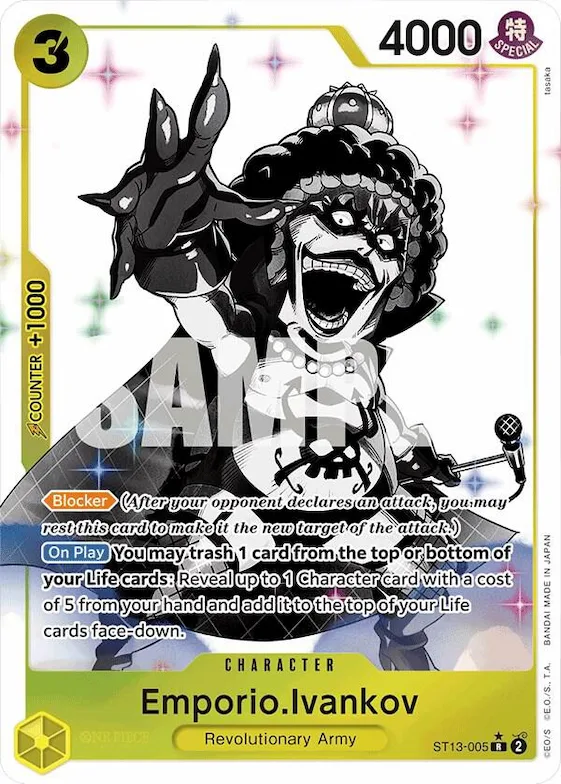 Emporio.Ivankov (Parallel) #st13-005 – Ultra Deck: The Three Brothers