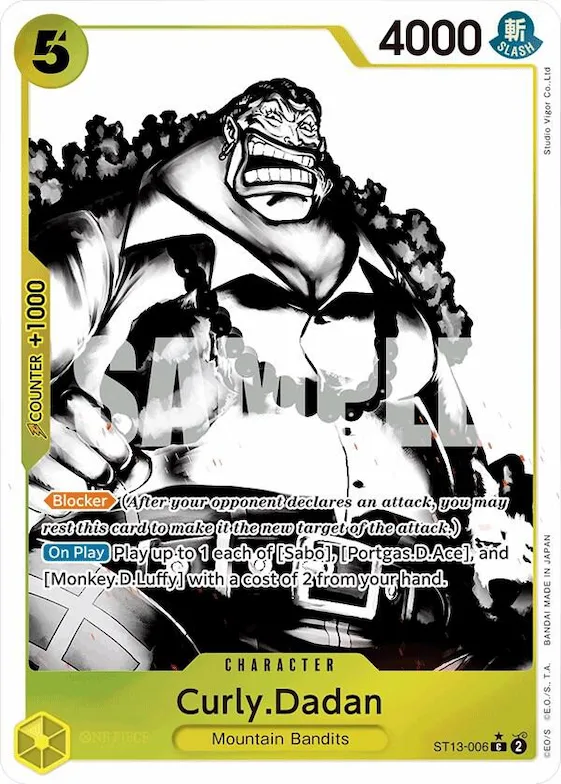 Curly.Dadan (Parallel) #st13-006 – Ultra Deck: The Three Brothers