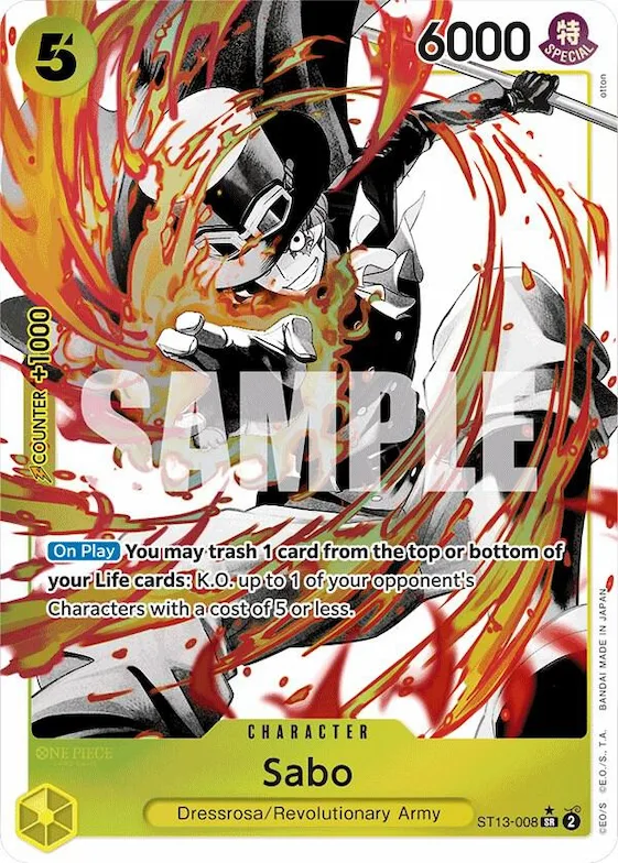Sabo (008) (Parallel) #st13-008 – Ultra Deck: The Three Brothers