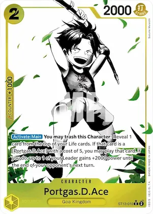 Portgas.D.Ace (010) (Parallel) st13-010 – ST13 – Ultra Deck: The Three Brothers