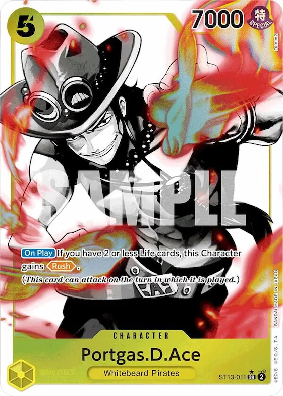 Portgas.D.Ace (011) (Parallel) #st13-011 – Ultra Deck: The Three Brothers