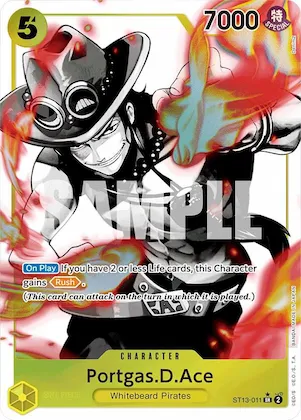 Portgas.D.Ace (011) (Parallel) #st13-011 – Ultra Deck: The Three Brothers