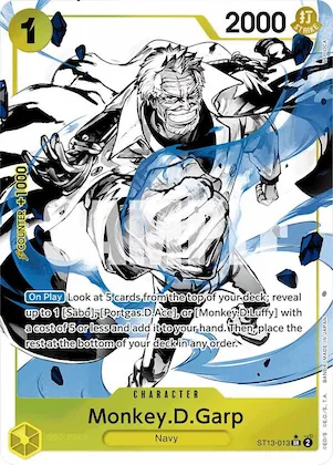 Monkey.D.Garp (Parallel) #st13-013 – Ultra Deck: The Three Brothers
