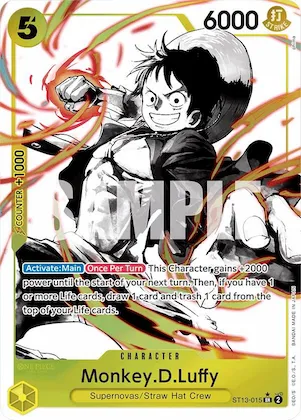 Monkey.D.Luffy (015) (Parallel) st13-015 – ST13 – Ultra Deck: The Three Brothers