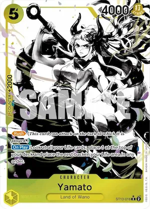 Yamato (Parallel) st13-016 – ST13 – Ultra Deck: The Three Brothers