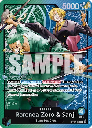 Roronoa Zoro & Sanji st12-001 – ST12 – Starter Deck 12: Zoro and Sanji