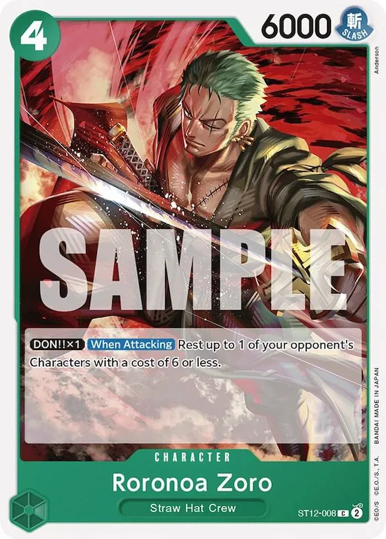 Roronoa Zoro #st12-008 – Starter Deck 12: Zoro and Sanji