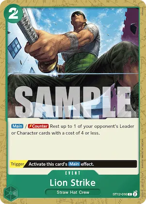 Lion Strike #st12-016 – Starter Deck 12: Zoro and Sanji