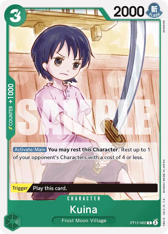 Kuina #st12-002 – Starter Deck 12: Zoro and Sanji